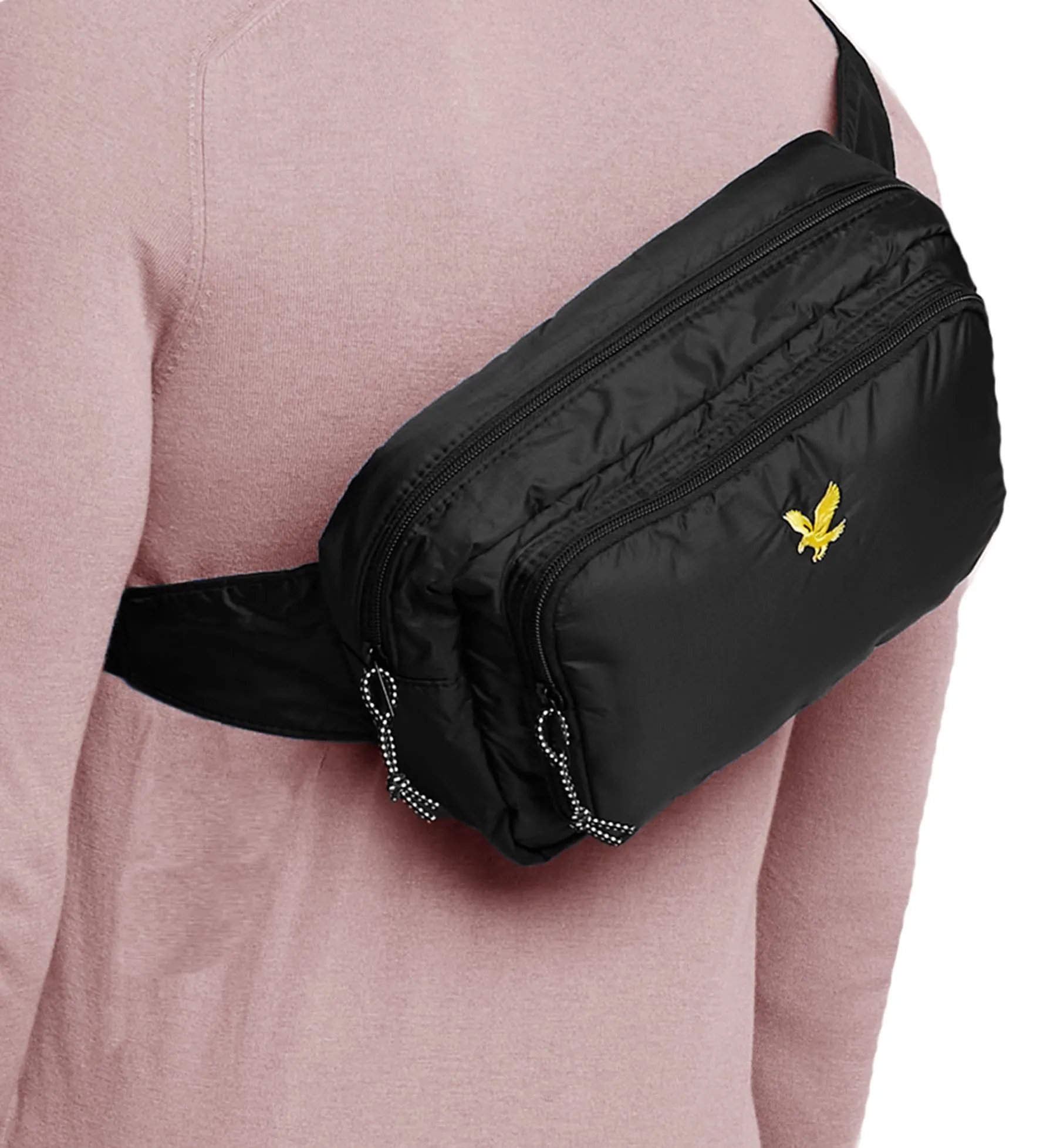 Lyle Scott Wadded Side Bag True Black