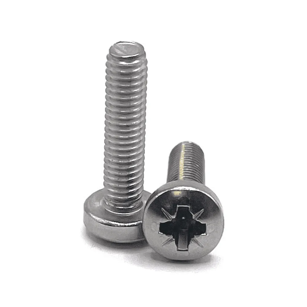 M1.6 x 8mm Pozi Pan Head Screws (DIN 7985Z) - A2 Stainless Steel