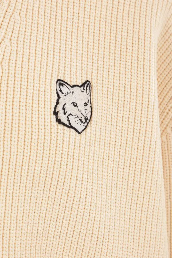 Maison Kitsune Cotton Cardigans with Logo Design