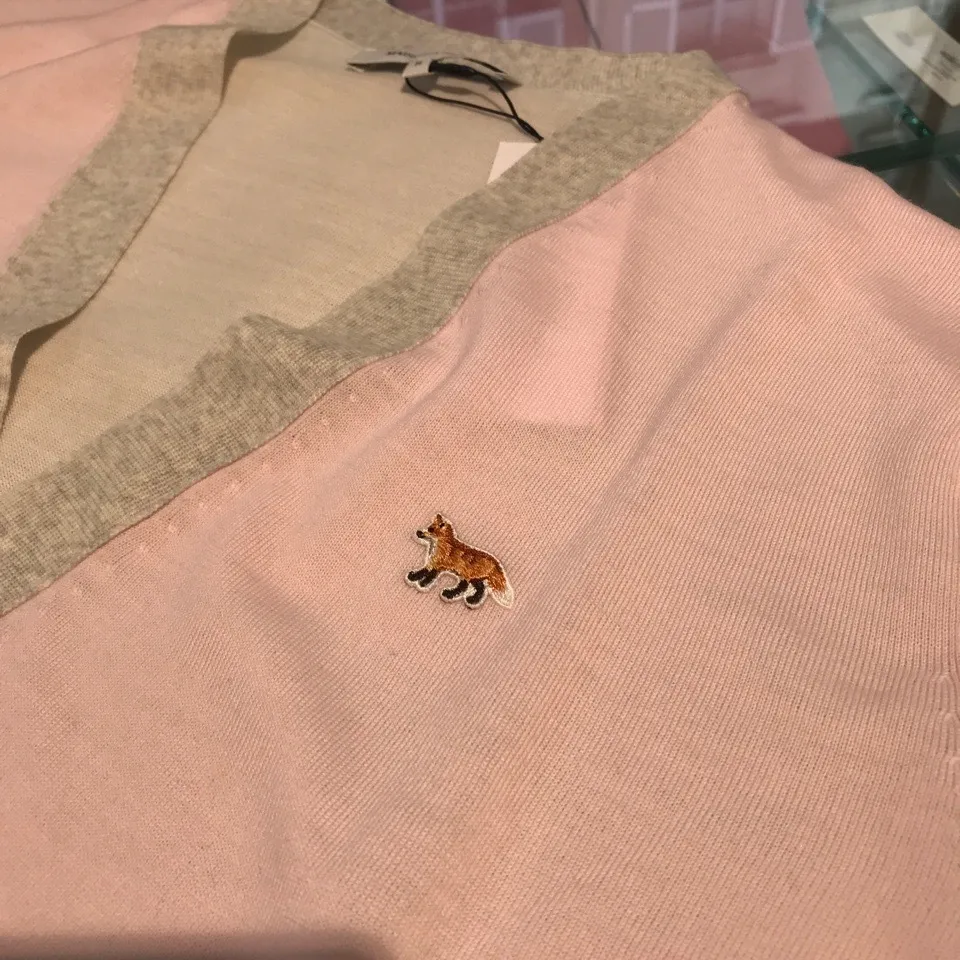 Maison Kitsuné Cotton Logo Cardigans - Shop Now!