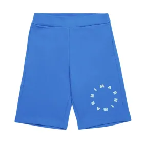 Marni Blue Logo Shorts