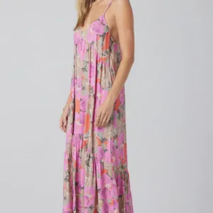 Maxi Dress with Penny Motif