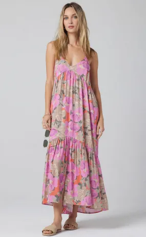 Maxi Dress with Penny Motif