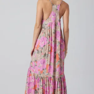 Maxi Dress with Penny Motif