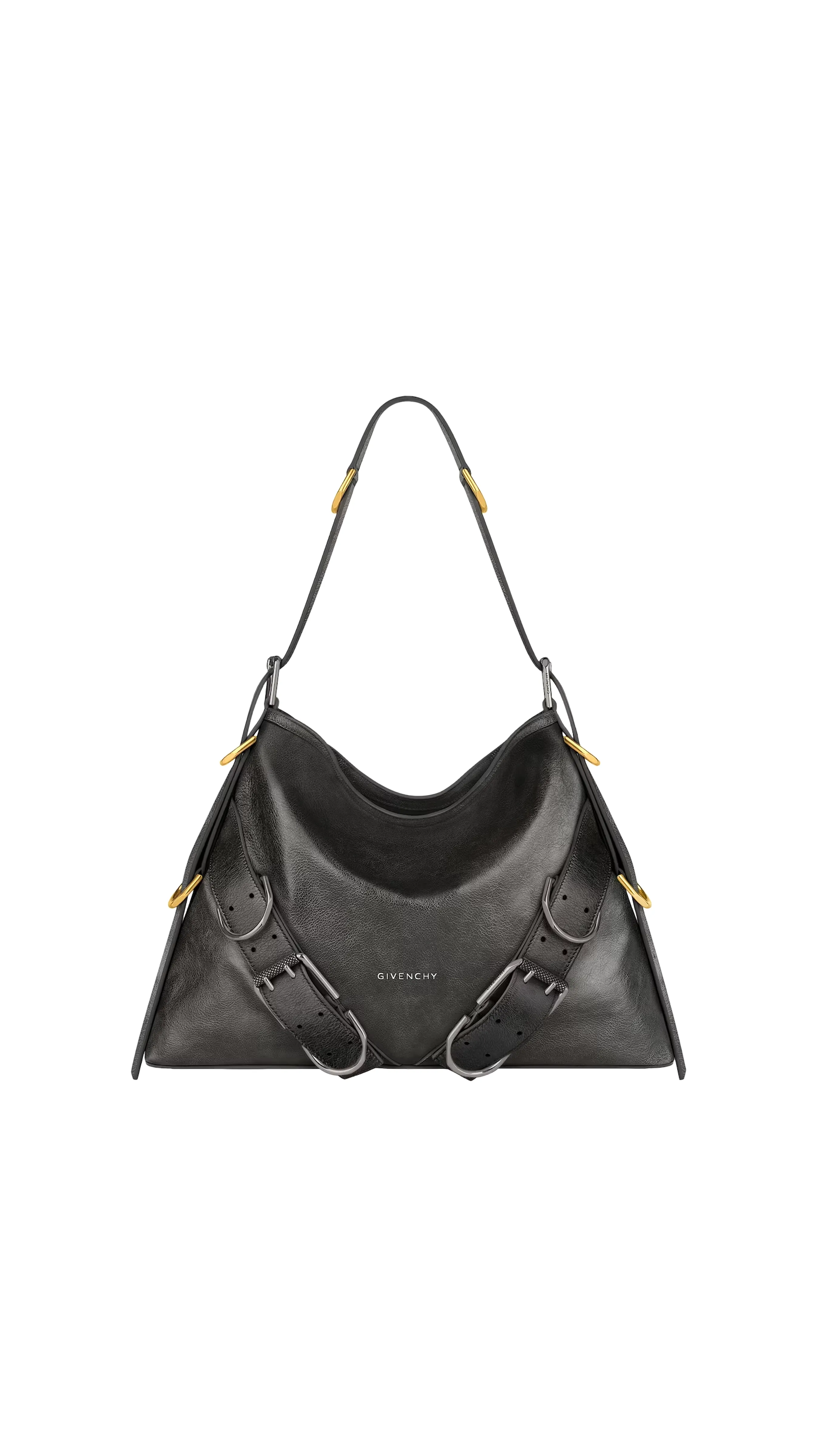 Medium Voyou Boyfriend Bag - Black -> Black Medium Voyou Boyfriend Bag