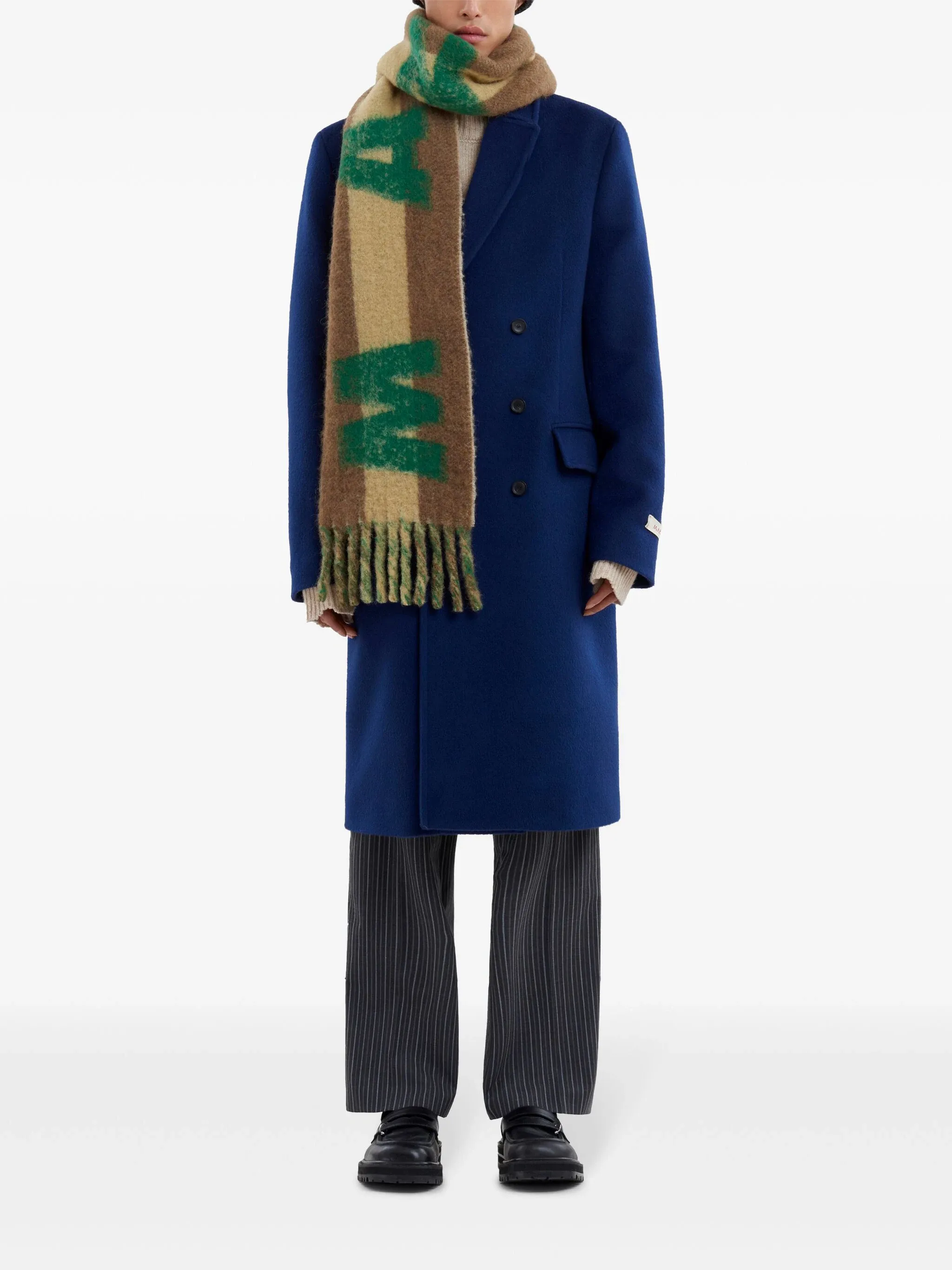 Men Wool Lobster Scarf by MARNI