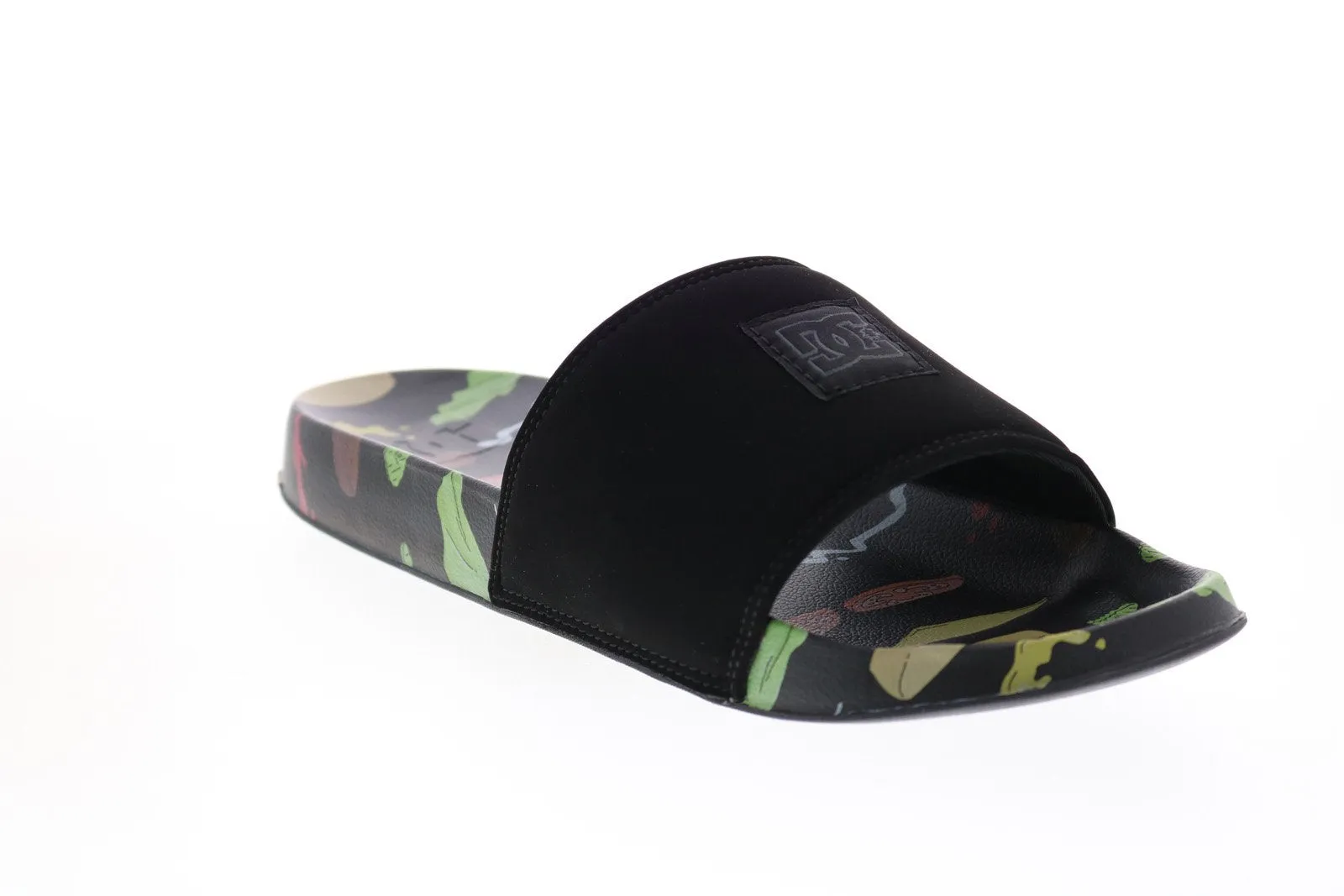 Mens Slides Sandals Black Synthetic Shoes - DC X Bobs Burgers Slide ADYL100073