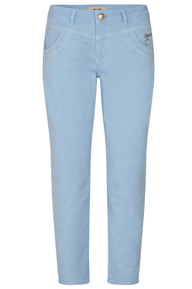 Mos Mosh - Sharon Pants in Chambray Blue