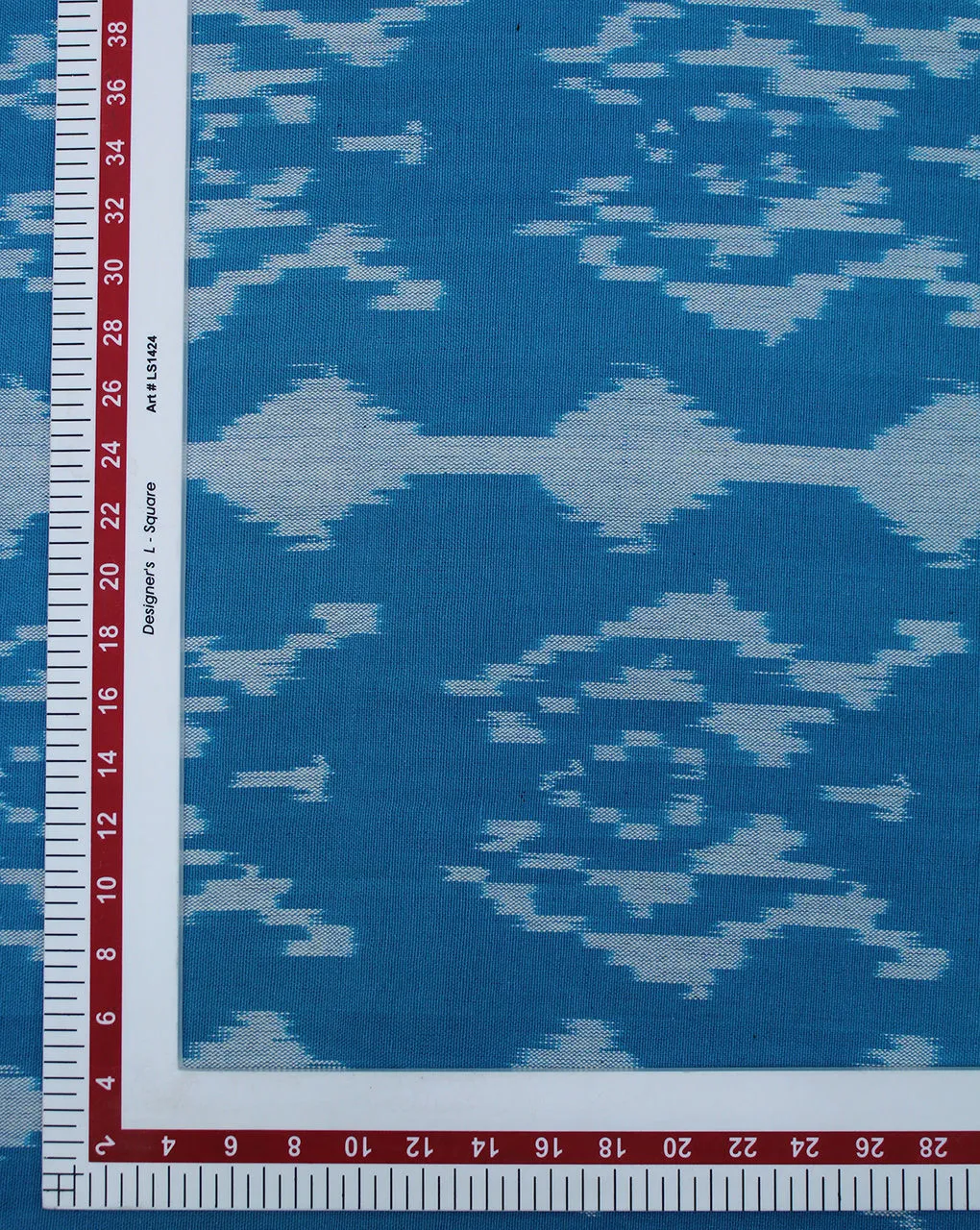 Multicolor Ikat Cotton Fabric - Yarn Dyed Design