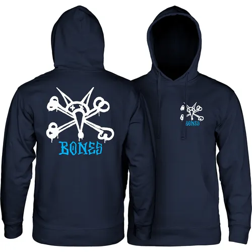 Navy Powell Peralta Rat Bones Skateboard Hoody