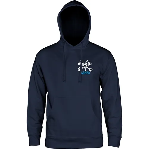 Navy Powell Peralta Rat Bones Skateboard Hoody