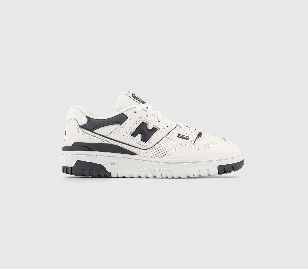 New Balance BB550 Kids Trainers White Grey