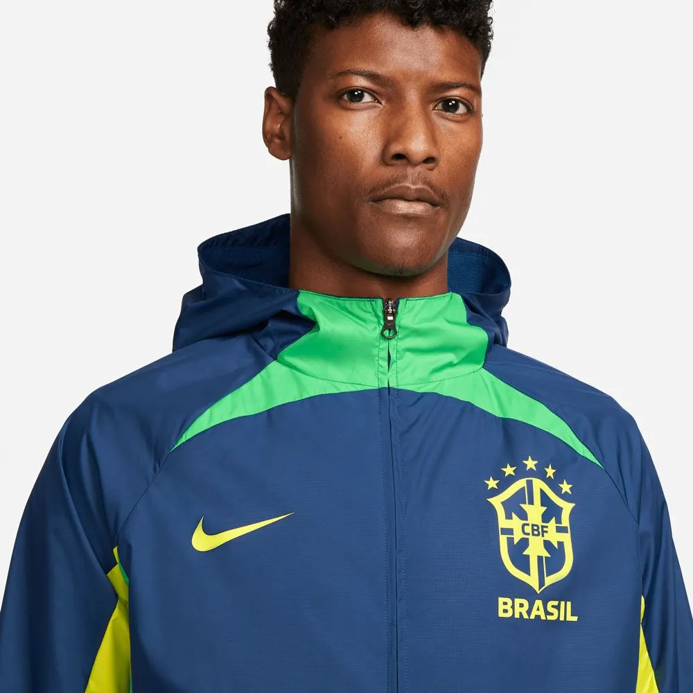 Nike Brazil AWF Jacket can be rewritten as Nike Brazil Soccer Jacket.