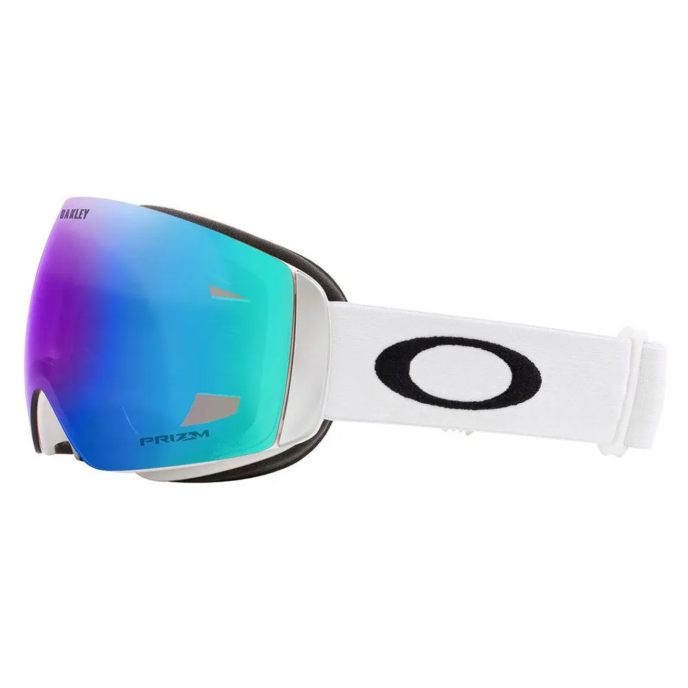 Oakley Flight Deck M Snow Goggles Matte White Prizm Argon Iridium