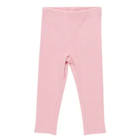 Organic Pink Chicken Baby Rib Leggings Apricot - Shop Now.