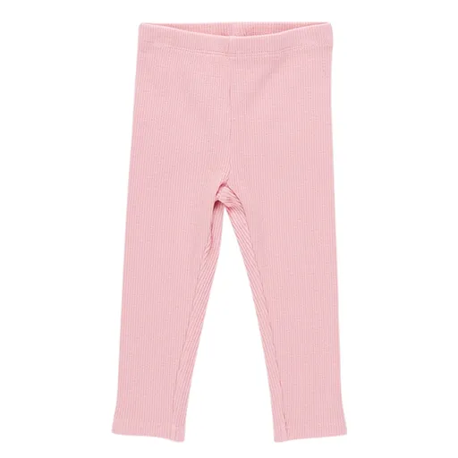 Organic Pink Chicken Baby Rib Leggings Apricot - Shop Now.