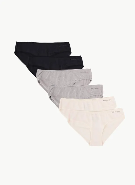 ORGANICATION 6-Pack Briefs Komru Tencel