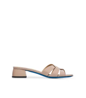 Patent Leather Nude Sandals: SHOP NOW