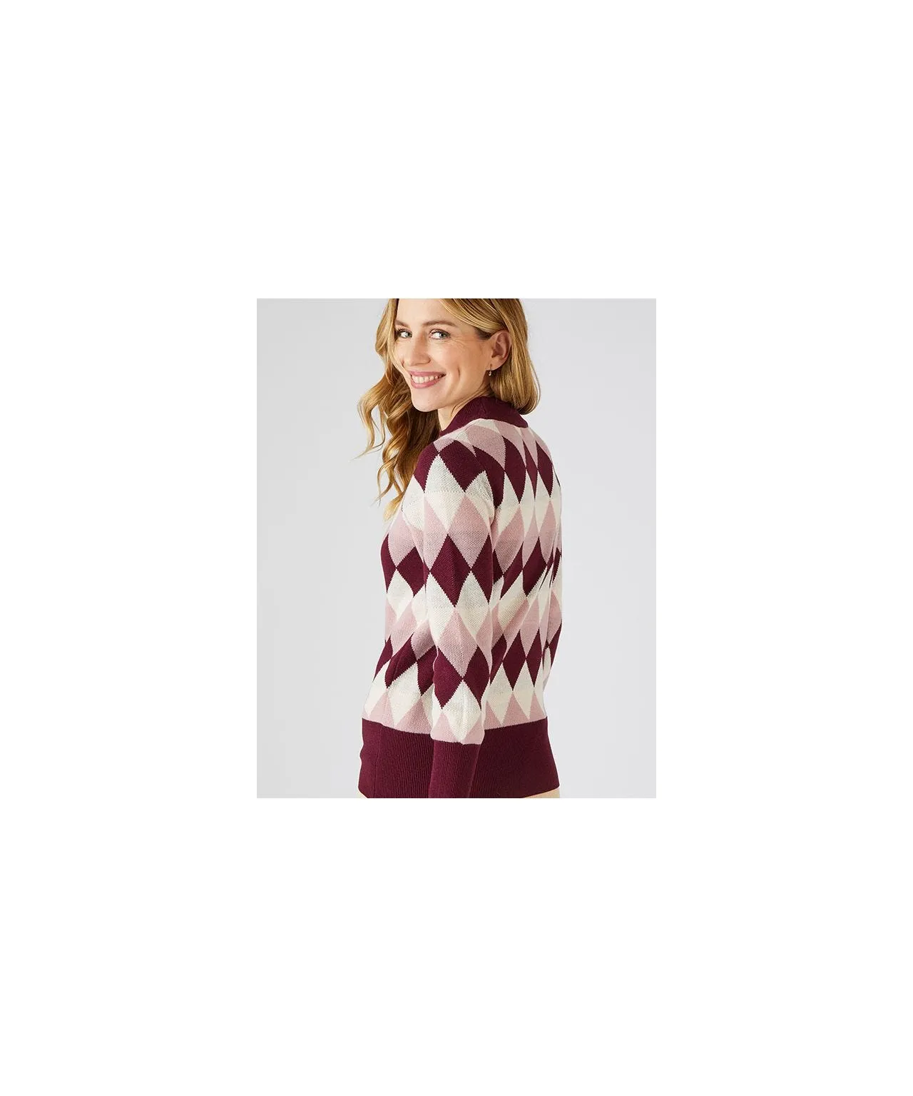 Patterned Knit Sweater