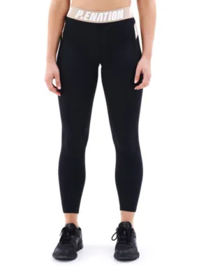 PE Nation Back Swing Legging: High Waist Active Wear Leggings