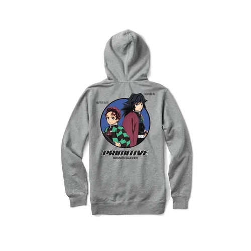 Primitive Skateboards Hoody Demon Slayer Heather Grey - Find the Best Deals Here