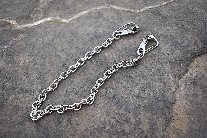 Punk Rock Skull Carabiners Skull Pants Chain