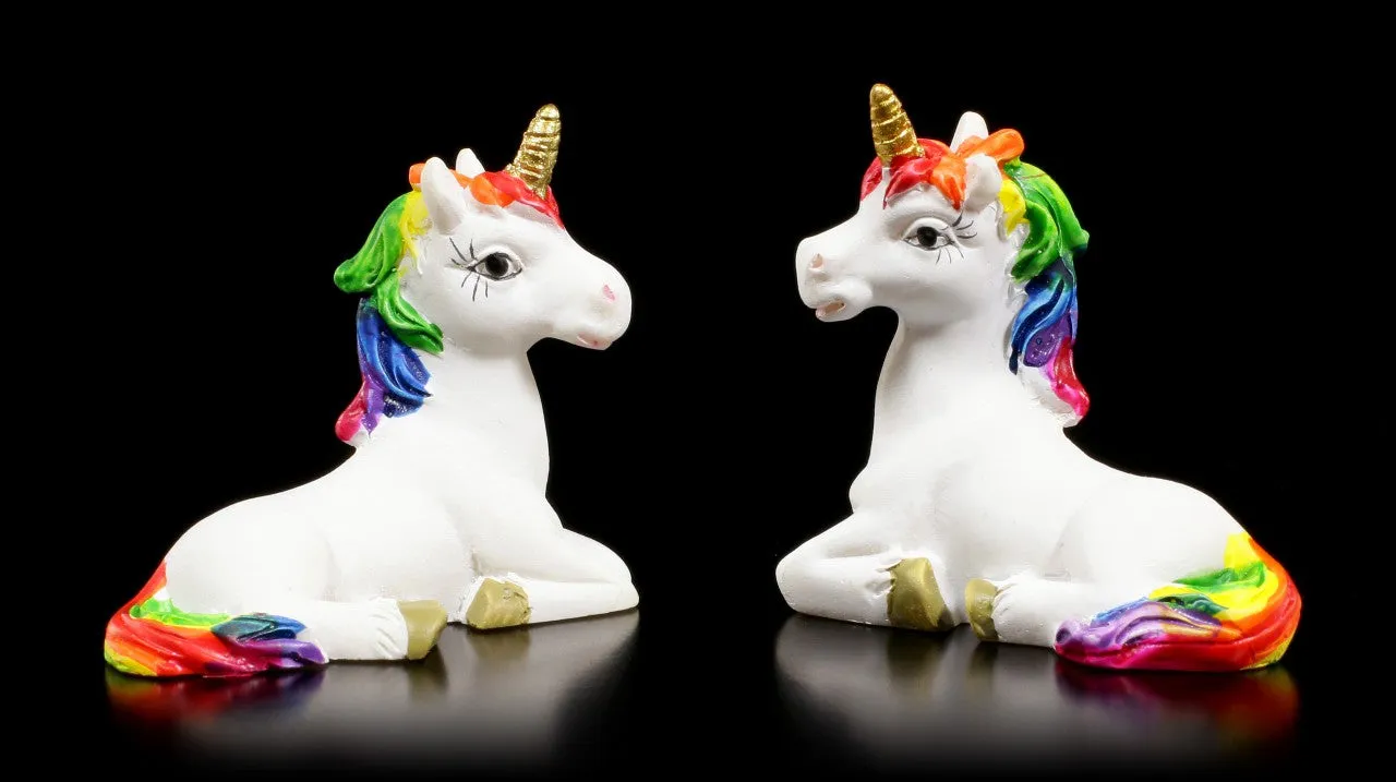 Rainbow Mini Unicorn Wishes in Bag - Set of 2