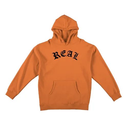 Real Skateboards Safety Orange Hoodie