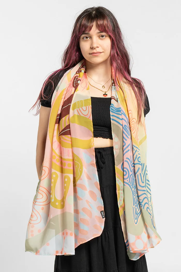 Rectangle Chiffon Scarf for Kindling - Shop Now