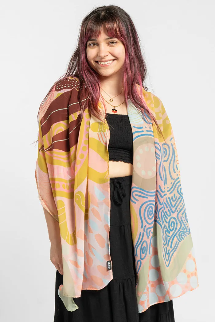 Rectangle Chiffon Scarf for Kindling - Shop Now