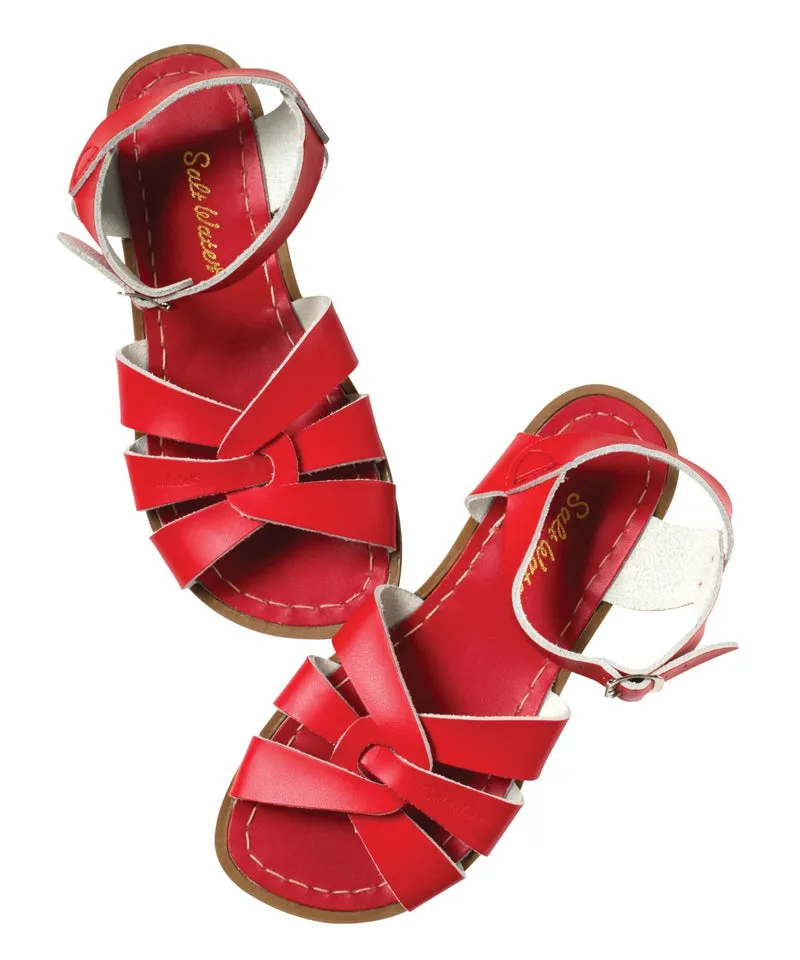 Red Salt-Water Sandals for Kids