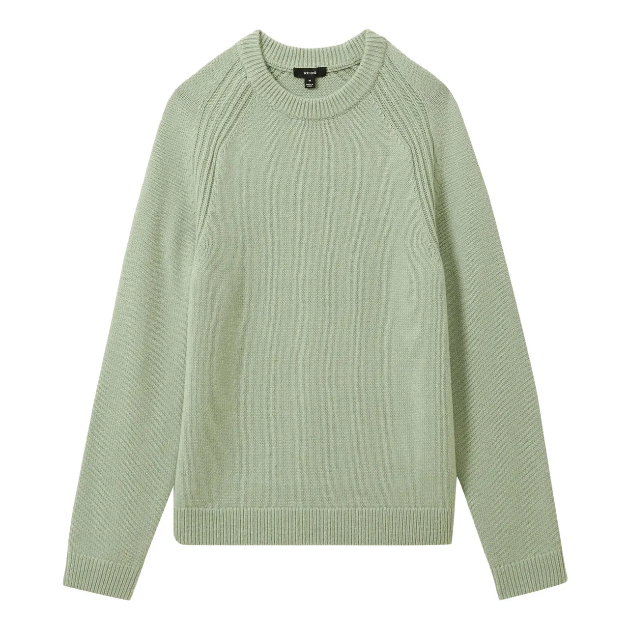 REISS Green Cloud Knit Sweater