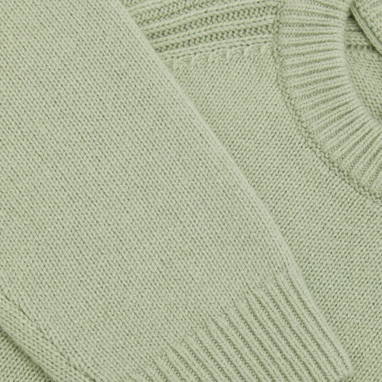 REISS Green Cloud Knit Sweater