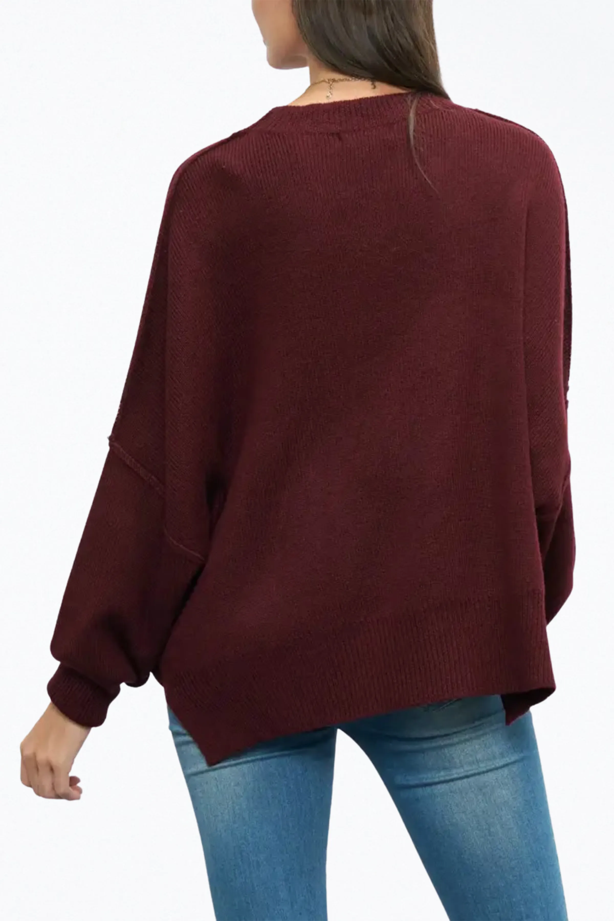 Relaxed Fit Tunic Sweater