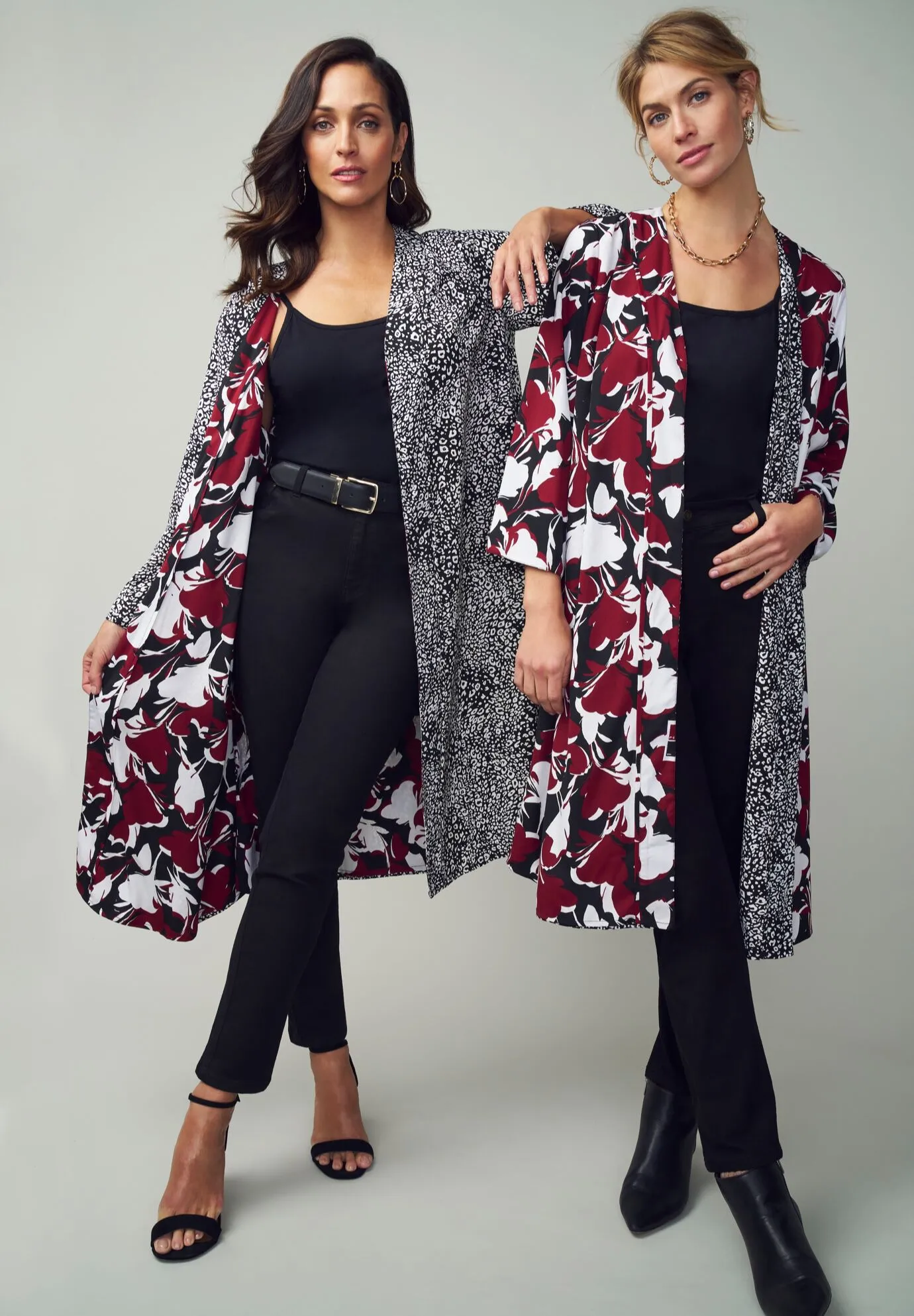 Reversible Kimono Coat