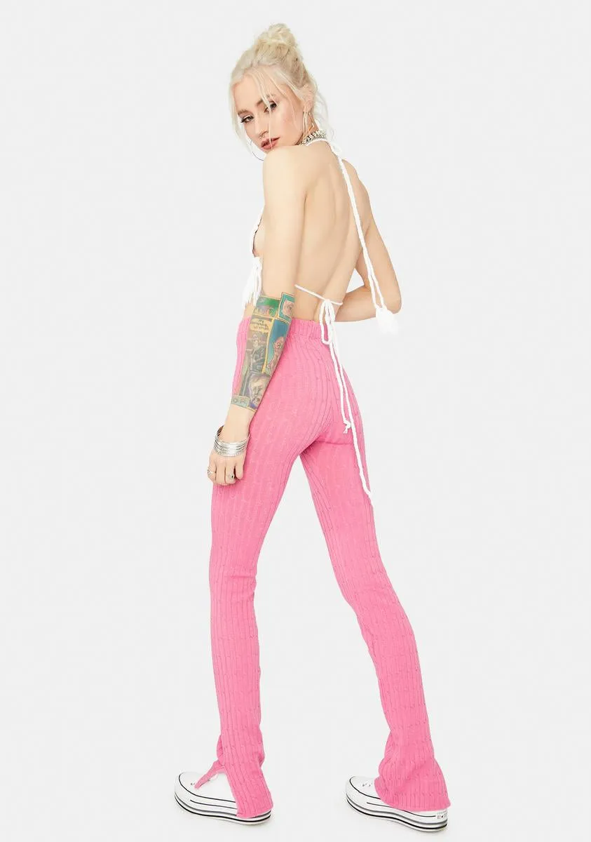 Ribbed Leggings for Women - Sweet Trouble Collection