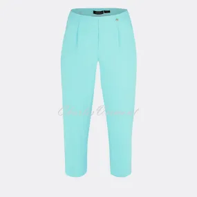 Robell Marie 07 Capri Trouser in Turquoise, Style 51576-5499-170