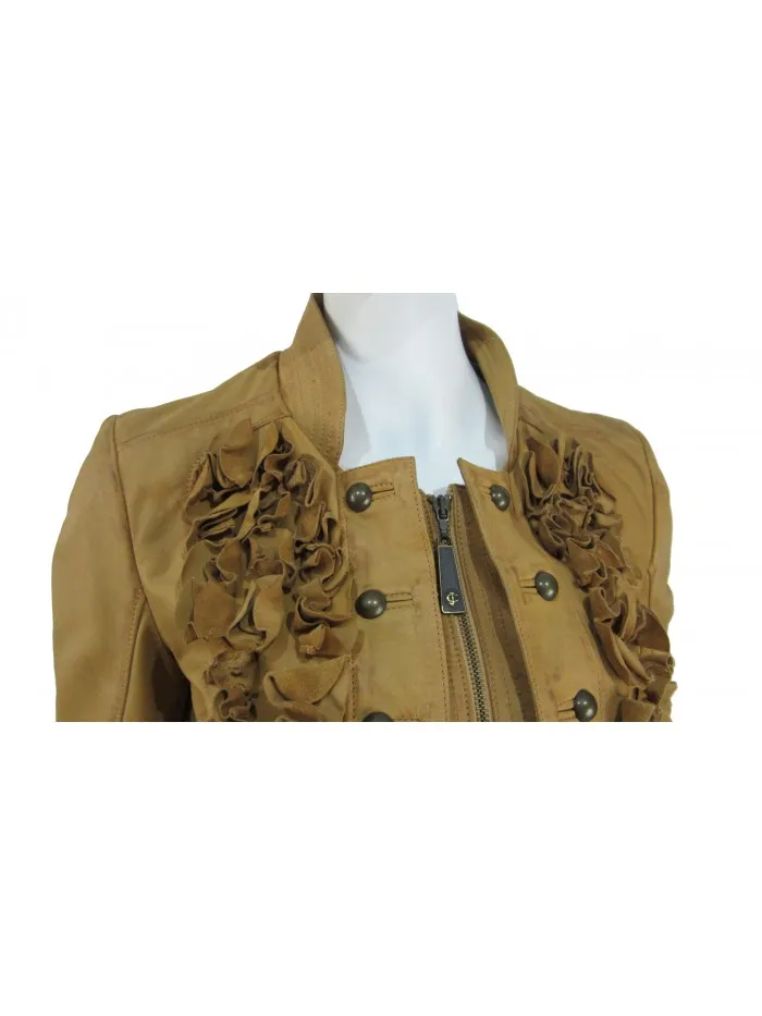 Roberto Cavalli women's floral insert jacket.