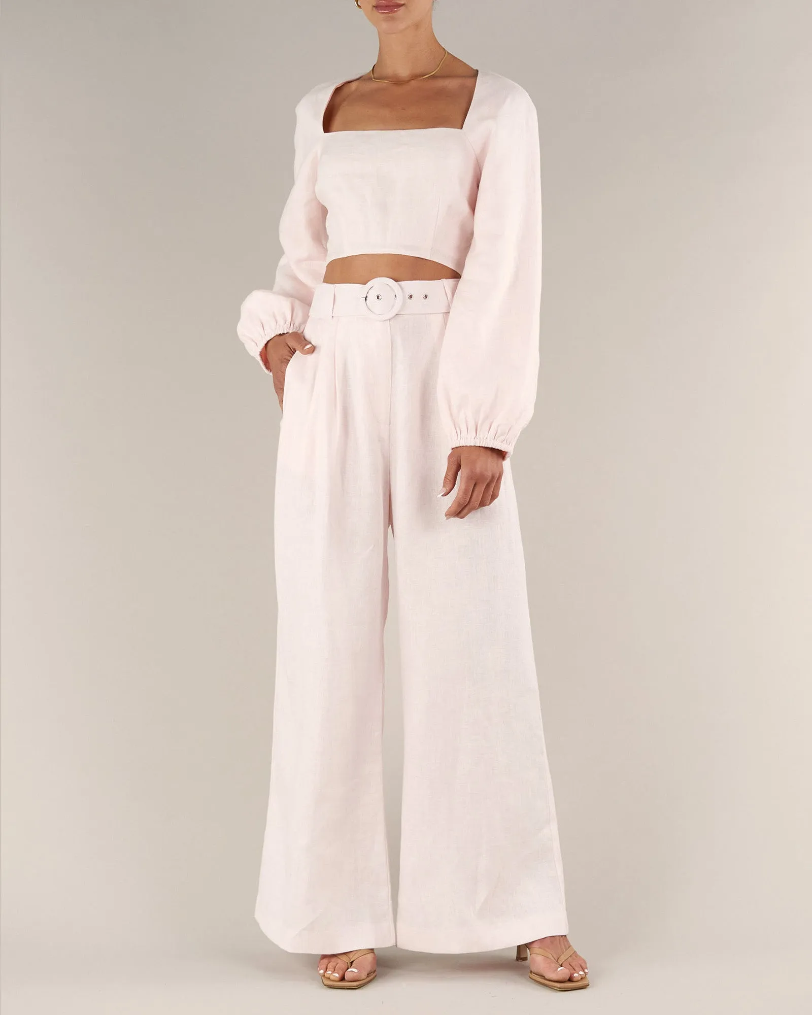 Rosewater Linen Pant - Bridgette