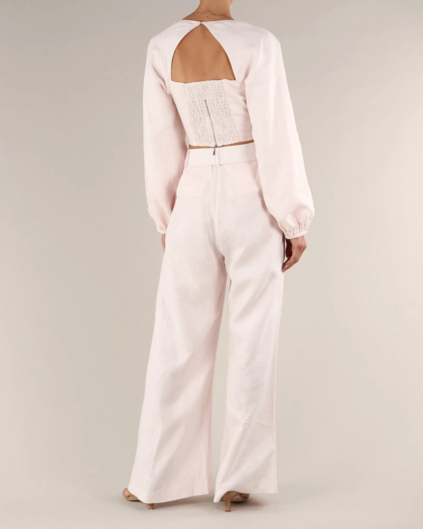 Rosewater Linen Pant - Bridgette