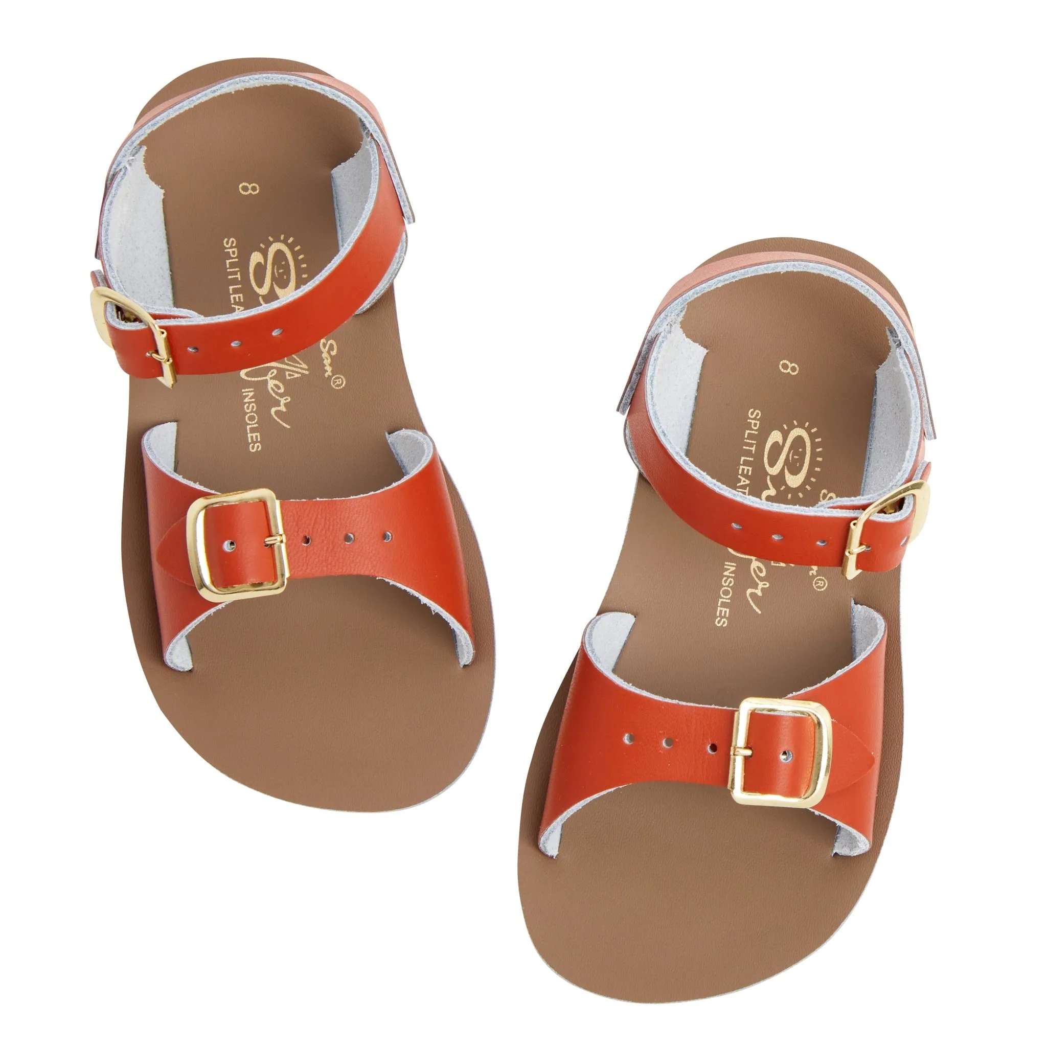 Saltwater Sandals Kids Surfer Paprika