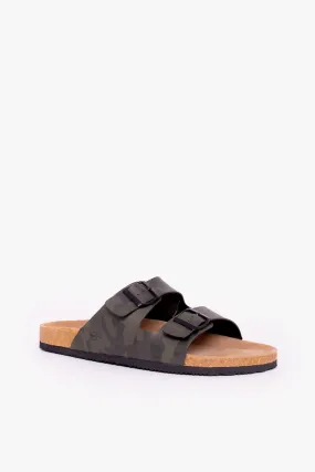 Sandals in Camouflage Pattern