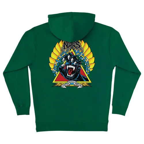 Santa Cruz Skateboards Natas Screaming Panther Hoodie Dark Green.