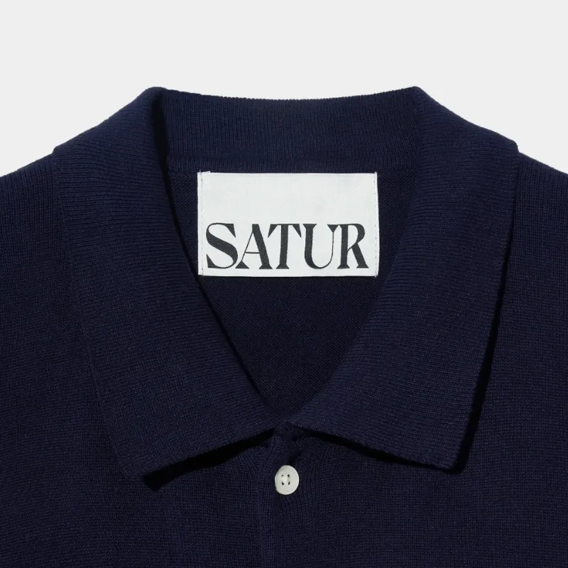 SATUR Cardigans | Street Style Plain Cotton Short Sleeves Logo