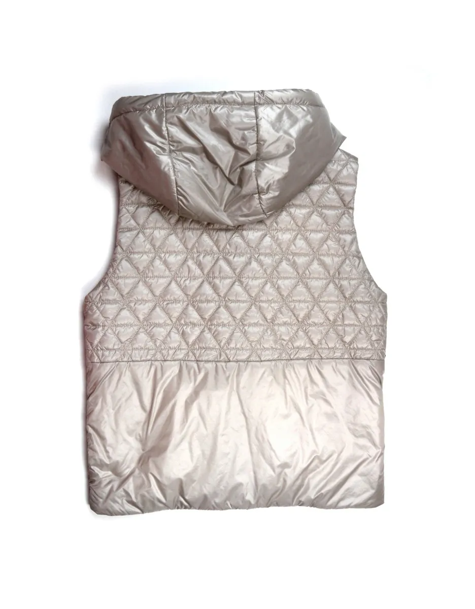 Shibuya Women's Sleeveless Vest - Light Dove Grey