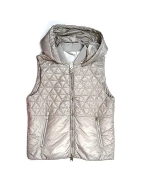 Shibuya Women's Sleeveless Vest - Light Dove Grey