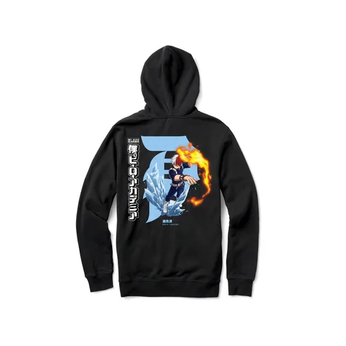 Shoto Todoroki My Hero Academia Hoodie Black