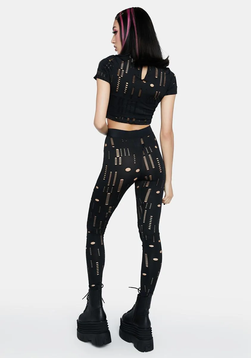 Show No Remorse Leggings Set-