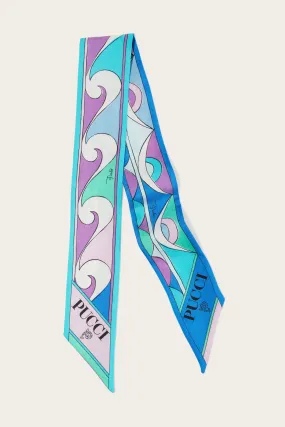 Silk scarf with Diamond Print