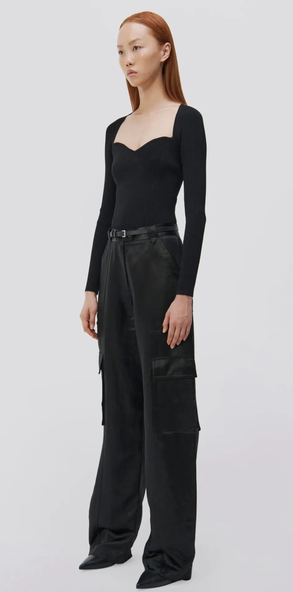 Simkhai Beatriz Pant in Black.